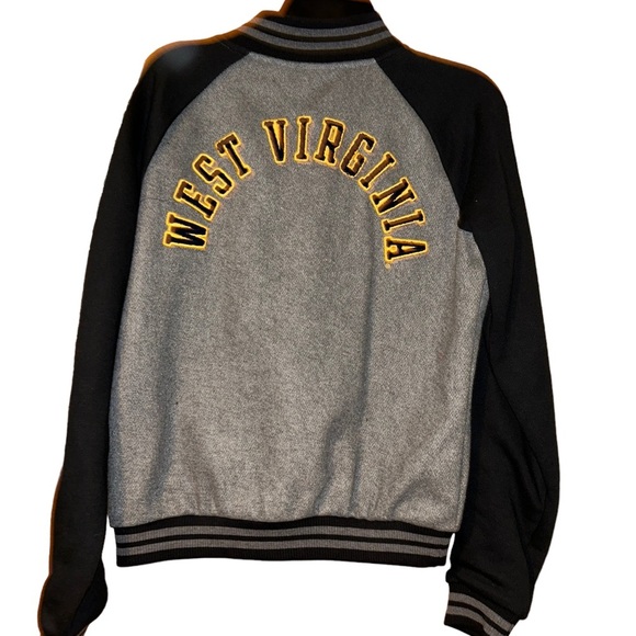 New Victoria’s Secret West Virginia Mountaineers WVU Varsity jacket size small - Picture 2 of 5